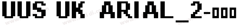 UUS UK ARIAL_2字体转换